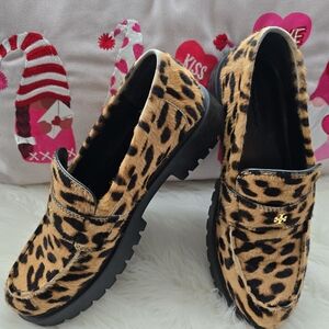 Tory Burch Leopard Print Flats